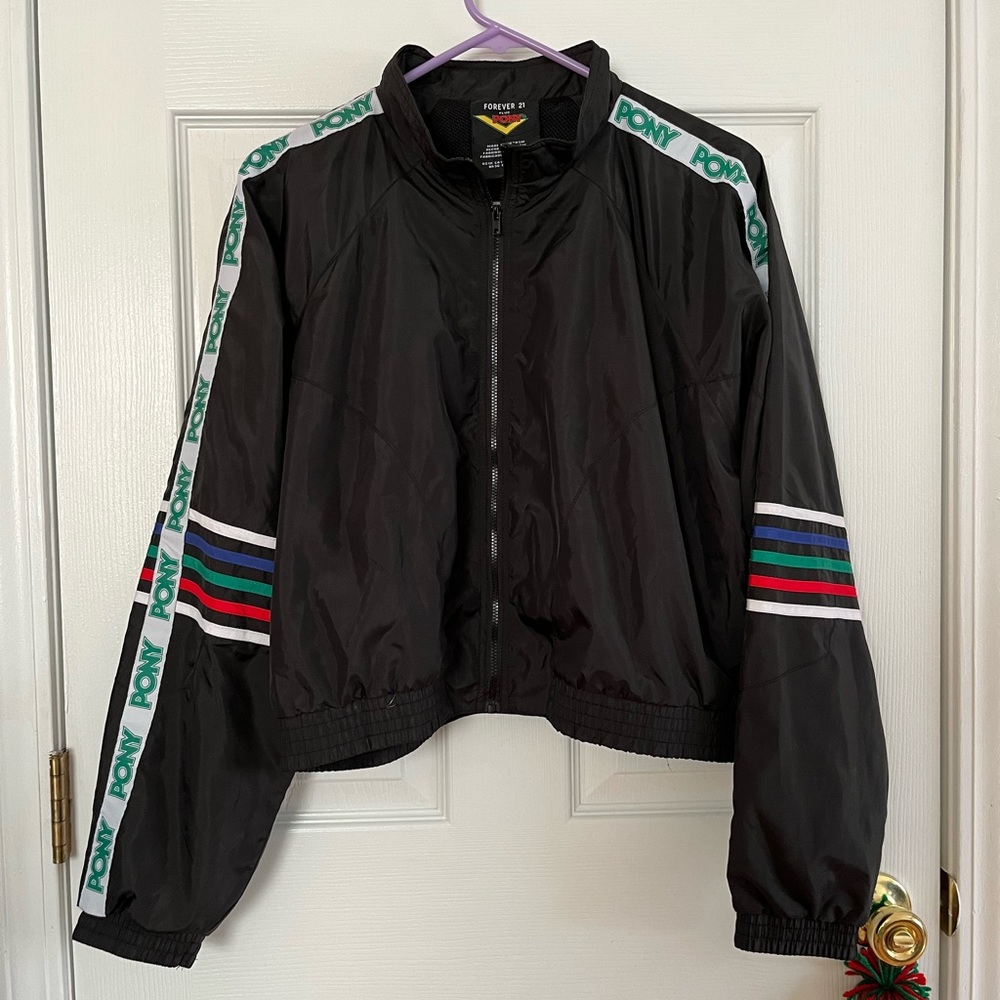 Forever 21+ Pony Windbreaker